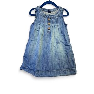 babyGap Denim Dress | Toddler Girl 3T | Sleeveless Jean Dress | 3/35$